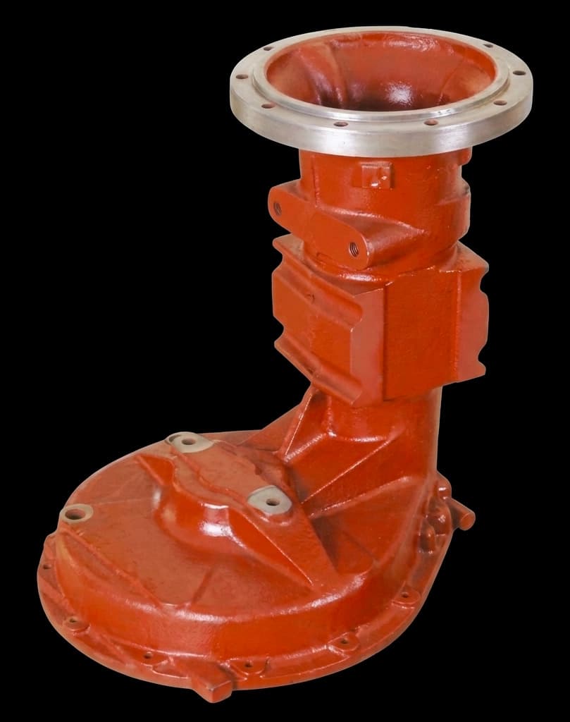 SG ductile iron rear axle tube casting for Fiat 480 tractor